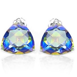 Ocean Mystic sterling silver earrings